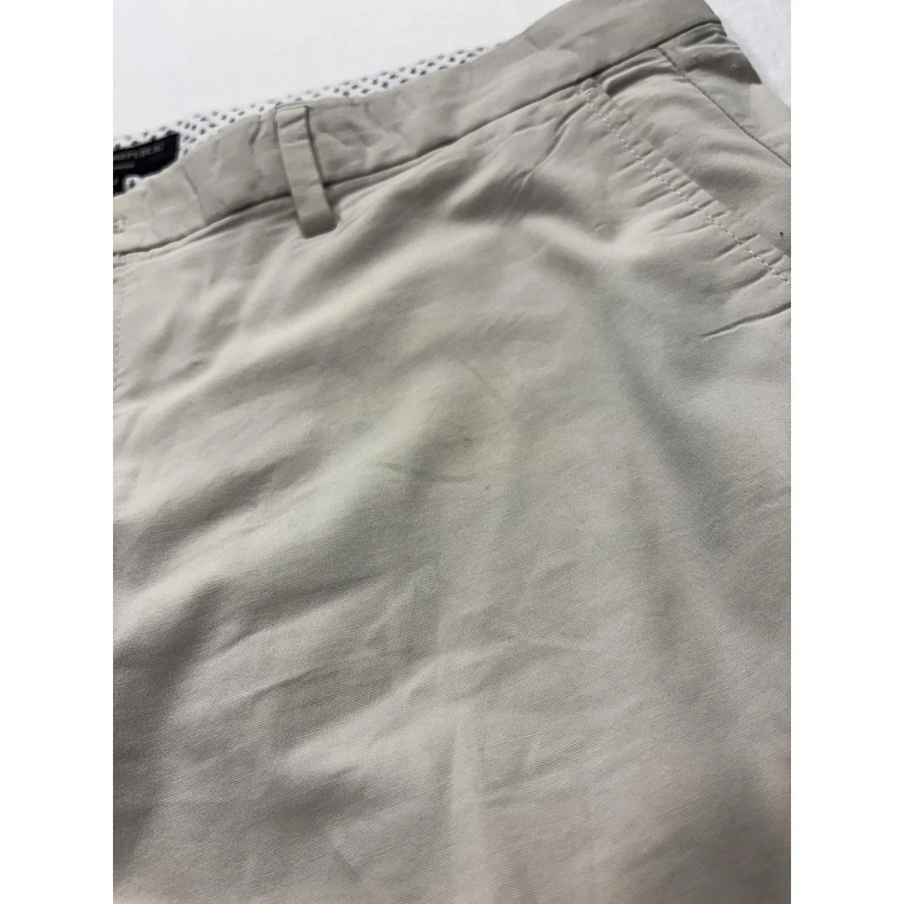 Banana Republic Chino Pants Mens 36x32 Beige Straight Leg Stretch Casual Work